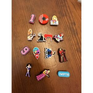 Taylor Swift Croc Charms Jibbitz Set for Kids - Music‎ Lover Themed NEW
